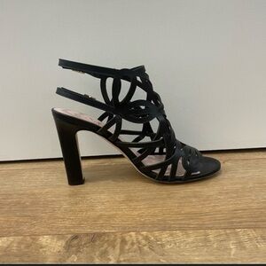 Kate Spade Elegant Black Strappy Heels